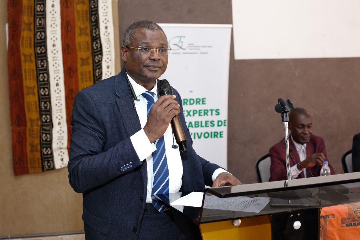 Le Président de l’Ordre des Experts Comptables de Côte d’Ivoire