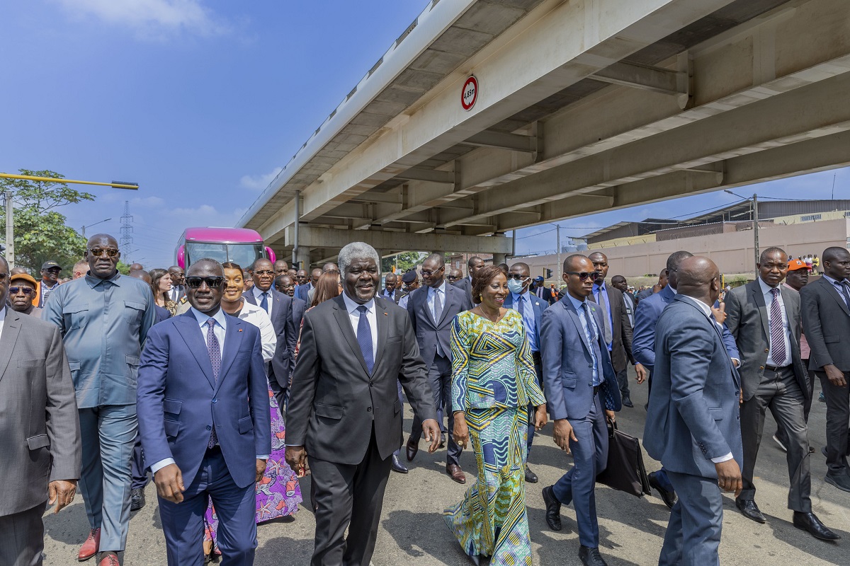 MOBILITÉ A ABIDJAN : la  Y4, le 4ème pont, le tunnel du rond-point d’Abobo etc. officiellement ouvertes à la circulation