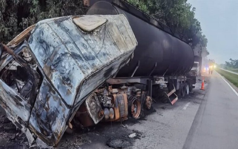 AUTOROUTE DU NORD : deux morts dans un carambolage de deux camions citernes