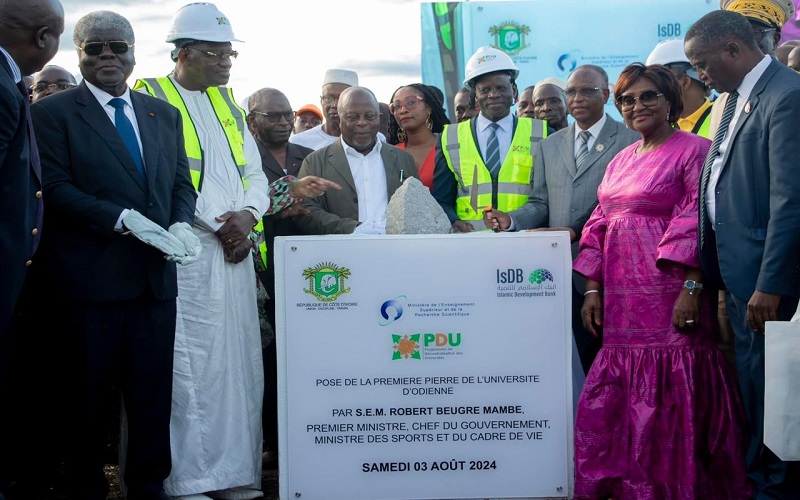 CÔTE D’IVOIRE: la construction de l’Université d’Odienné lancée, 4 nouvelles annoncées